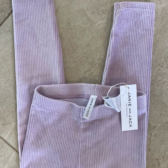 JANIE AND JACK CORDUROY LAVENDER FROST LEGGING - Picture 8 of 8
